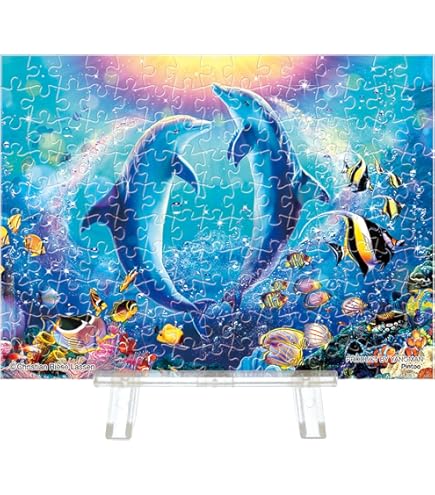 LASSEN イルカ ジグソーパズル セット Amazon.co.jp: 300ピース ジグソーパズル ラッセン ブランカ