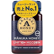 Amazon | マヌカハニー UMF10+ MGO261+ (500g) マヌカ 生はちみつ 無
