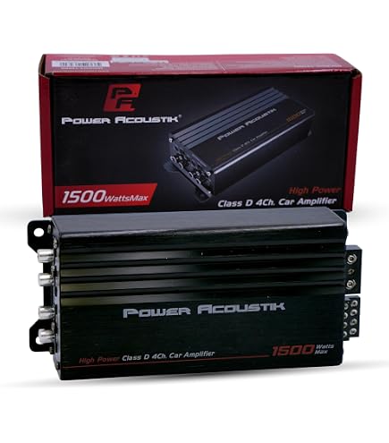 Amazon.co.jp: 電源Acoustik PA RAZR 5 CHクラスDアンプ RZ5-2500D