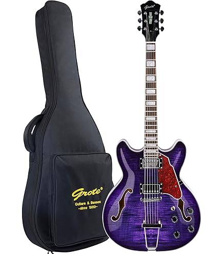 Amazon | Grote LPF-001 セミホロウボディ・エレクトリックギター