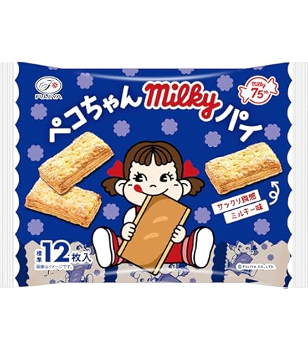 Amazon.co.jp: 不二家 ペコちゃんミルキーパイ 110g×6袋 : 食品・飲料