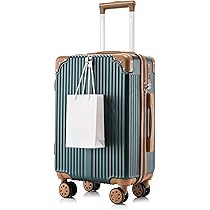お洒落　可愛い　キャリーケース　新品未使用　機内持ち込み可能　スーツケース Amazon | スーツケース フロントオープン 機内持ち込み usb
