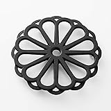 岩鋳 Iwachu 釜敷 輪菊 小 黒 ⌀17.5cm 南部鉄器 17027