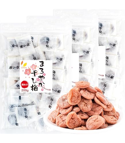 Amazon.co.jp: まろやか干し梅 梅干し お菓子 種なし 500g入り×2袋