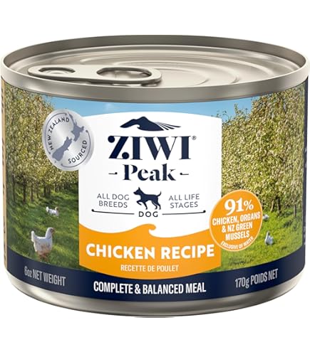 ziwipeak チキン Amazon.co.jp: Ziwipeak ZIWI ドッグ缶 フリーレンジチキン 390g