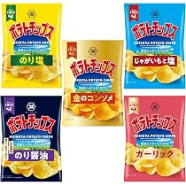 Amazon.co.jp: 湖池屋 売れ筋ポテトチップス 5種アソート 計12袋