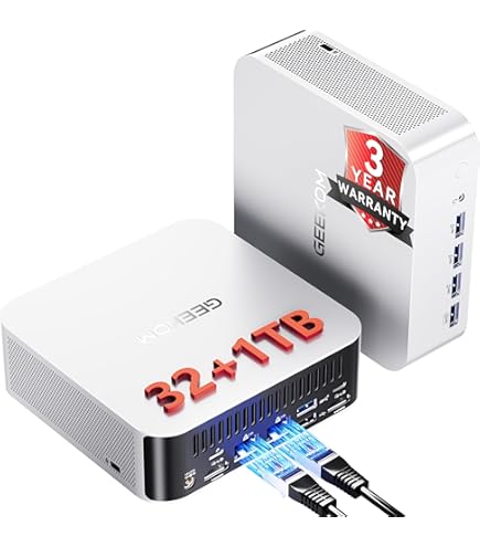 MINISFORUM UM870 Slim Mini PC, AMD Ryzen 7 8745H Mini Computer (8C