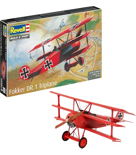 Amazon | ドイツレベル 1/28 フォッカー Dr.1 04744 プラモデル