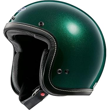 希少　アルファ　ALPHAオリーブグリーン ジェットヘルメット　バイク用 Amazon.co.jp 最新リリース: ジェットヘルメット の新着
