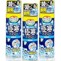 Amazon.co.jp: 熱中対策 【まとめ買い】 タオルに氷をつくるスプレー