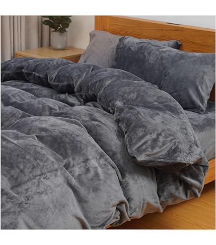 Amazon｜ニトリ 毛布にもなる 掛け布団カバー ボア 23A42 ダブルサイズ