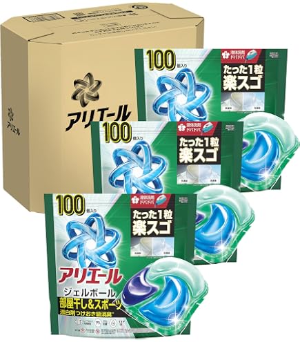 Amazon.co.jp: アリエール洗濯洗剤 ジェルボール プロ 部屋干し用