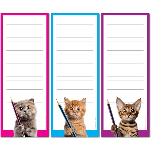 6 Pack Funny Dog Magnetic Notepads For Fridge - Grocery List Pads, Cute Office Supplies, Teacher & Coworker Gifts - View #11