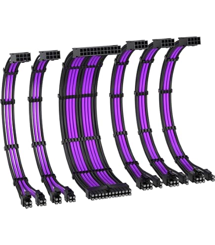 Corsair RGB 電源ケーブル Amazon.co.jp: Corsair用18AWG PCIEケーブル、65CMスリーブオス