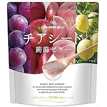Amazon.co.jp: ボリビア産 チアシード入り 蒟蒻ゼリー 5種セット 各1