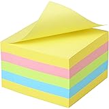 ポストイット 付箋 超徳用 ノート キューブ パステルカラー 75×75mm 500枚 CP-33SE-AM