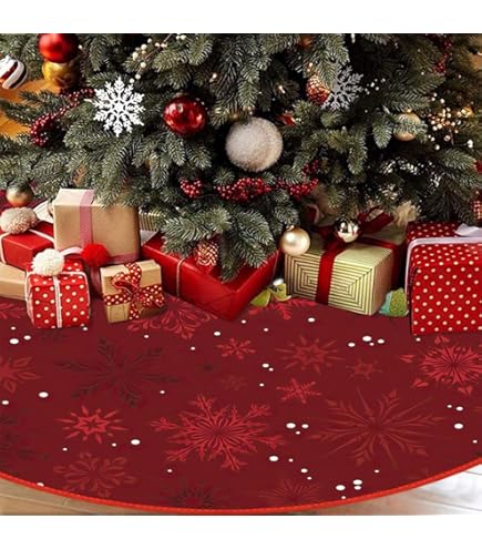 Amazon.co.jp: リバーシブルクリスマスツリーマット、防水床保護マット