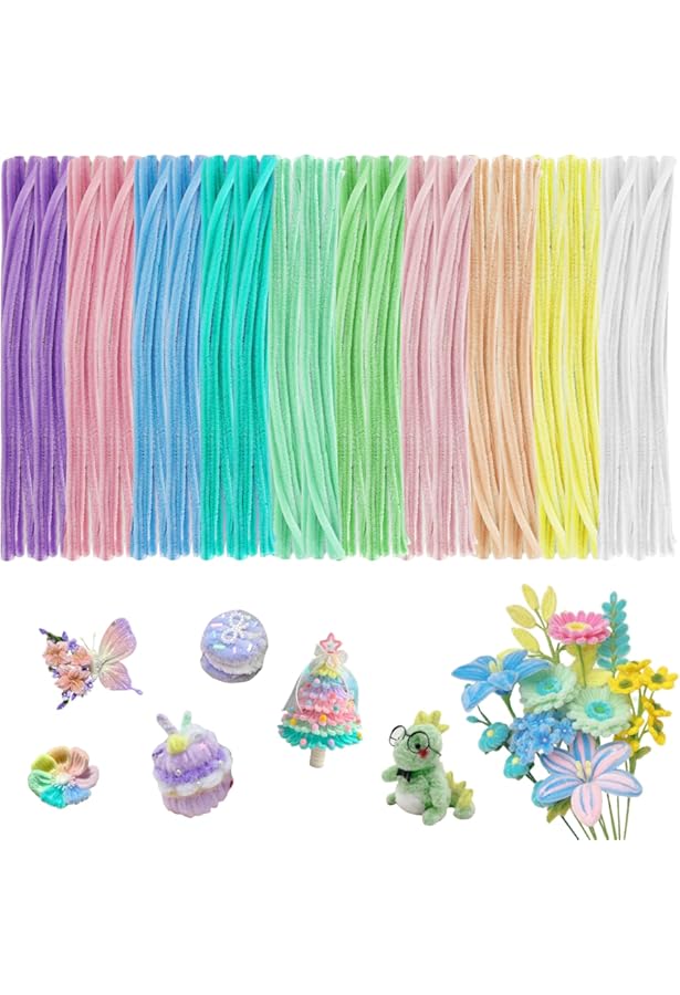 モールで作る雑貨とアクセサリー43: 折って、ねじって、巻きつけるだけ