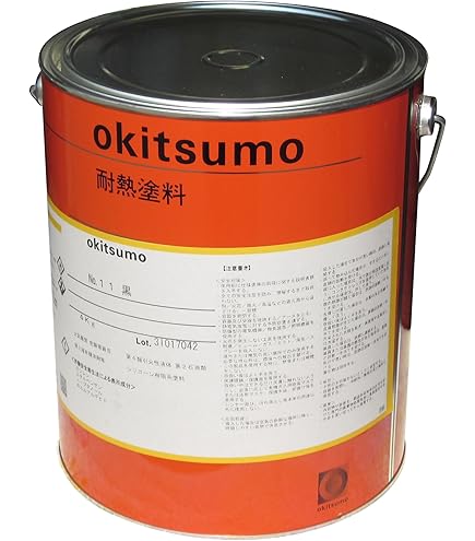 Amazon.co.jp: カラー耐熱塗料 オキツモ カラーフロン 10Fシリーズ 1kg