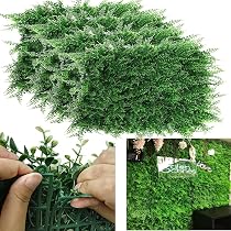 Amazon｜uyoyous ウォール フェイクグリーン 人工植物マット 壁掛け