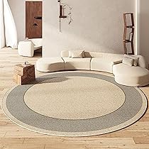 【美品】モダン円形ラグ・カーペット・抽象模様 200cm×200cm 美品】モダン円形ラグ・カーペット・抽象模様 200cm×200cm 楽天