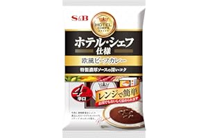 エスビー食品 ホテル・シェフ仕様 欧風ビーフカレー 4個パック 辛口 680g×2個