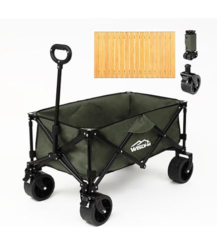 Amazon.co.jp: 【2025年新登場】WISDHM キャリーワゴン アウトドア