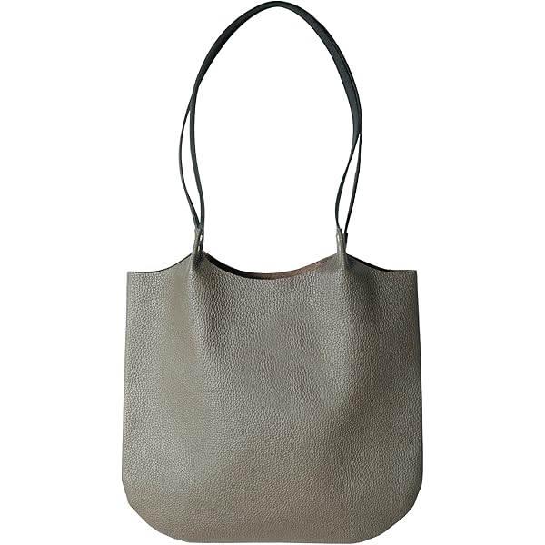 Amazon | [モルミルス] レザー スクエア トートバッグ one ブラック m