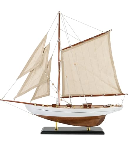 Amazon.co.jp: SAILINGSTORY 木製ヨット装飾ヨットモデル船