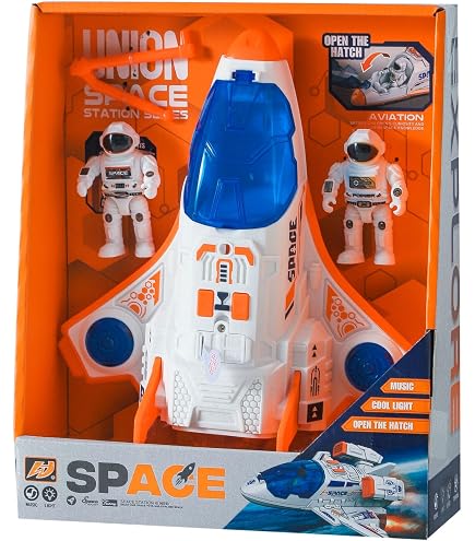 Amazon.co.jp: Wbzle 宇宙船おもちゃ 宇宙カプセル ロケットおもちゃ