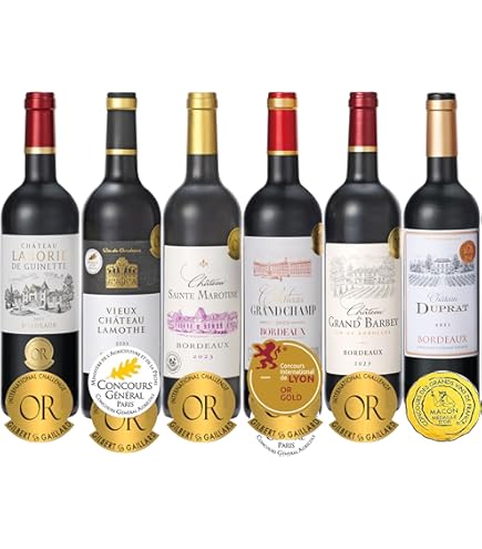 Amazon.co.jp: 【全てAOCボルドー格付け】厳選赤ワイン飲み比べ4本