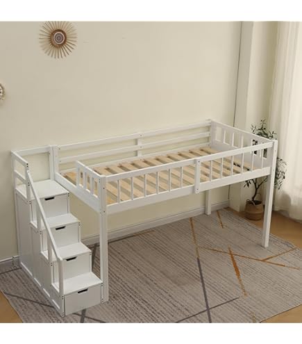 IKEA SMÅSTAD ロフトベッド ホワイト SMÅSTAD スモースタード ロフトベッド, ホワイト ホワイト