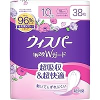Amazon.co.jp: ウィスパー 1枚2役Wガード 15cc 32枚 (吸水
