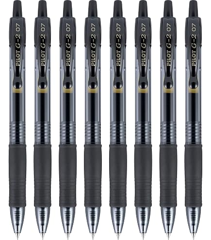 Pilot Pen 2605 G2 07 Gel Ink Pen 0.7 mm / 0.38 mm Tip / 0.38 mm