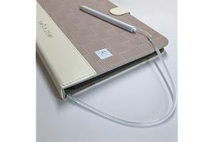 タッチペン紛失防止ストラップ スマイルゼミに (細いタイプ, 透明)新しいタブレットケースにも対応してます