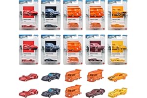 ホットウィール(Hot Wheels) パントーン アソート - サンセット・レース 乗り物おもちゃ ミニカー 10台入り BOX販売 3歳から マルチ JKY47-986A