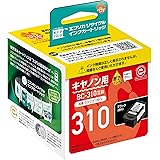 エコリカ キヤノン BC-310対応リサイクルインク ブラック ECI-C310B-V 残量表示非対応