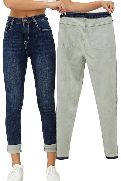 heipeiwa Womens Winter Jeans Thick 