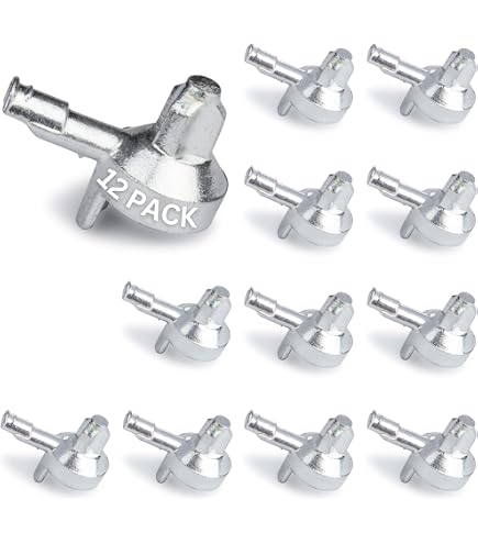 12-Pack Shelf Support Pins With Screws – Plastic Cabinet Pegs For IKEA PAX & KOMPLEMENT (Part #101558) – Durable Furniture Hardware Replacement (White)