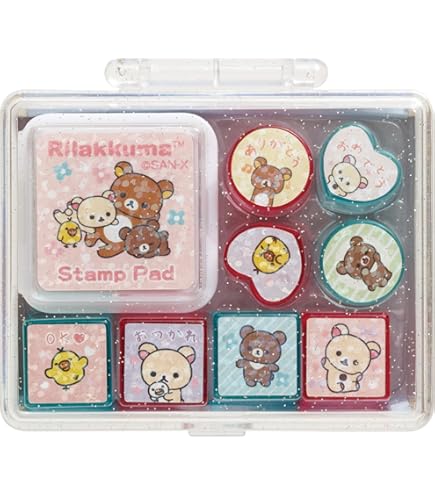 Amazon.co.jp: サンエックス リラックマスタンプセット FT70101