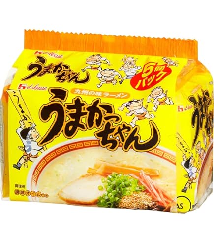 Amazon.co.jp: ハウス うまかっちゃん 鹿児島黒豚とんこつ 5個パック