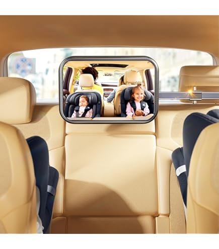 Safety First Car Seat Baby Car Mirror HD 360° Rotatable Rear