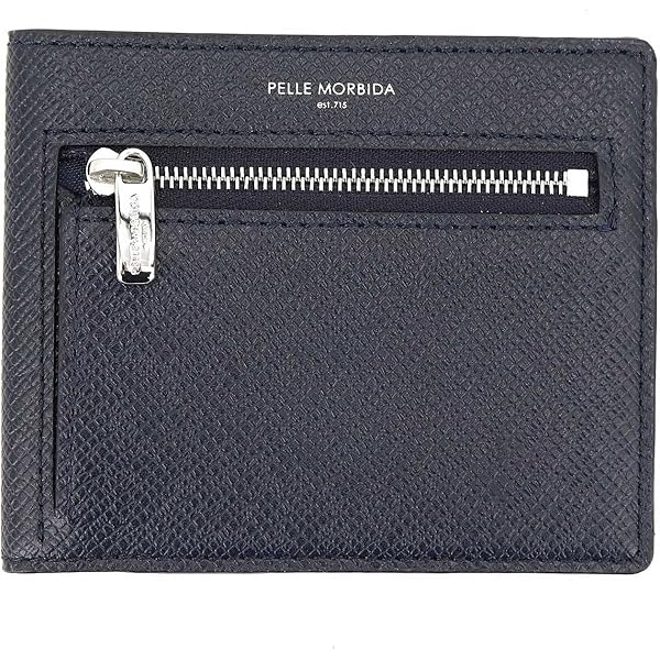 ペッレモルビダ 財布 バルカ　ブラックレザー二つ折り財布 PELLE MORBIDA 最大42% 9/23限定 ペッレモルビダ 財布 二つ折り