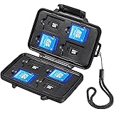サンワサプライ(Sanwa Supply) メモリーカードケース 防水・防塵 IP55相当 (SDカード・microSDカード用) 最大16枚収納 ブラック FC-MMC29BK