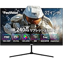 Amazon.co.jp: FeuVision ゲーミングモニター 27インチ FHD 1080p
