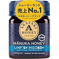 Amazon | マヌカハニー UMF10+ MGO261+ (250g) マヌカ 生はちみつ 無