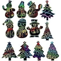 マーキュロ　色紙　クリスマススクラッチ　ユウリ Amazon.co.jp: DERAYEE クリスマス スクラッチアート スクラッチ