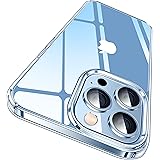 【透明感持続・黄変防止】CASEKOO iPhone 13 Pro Max 用 ケース 耐衝撃 米軍MIL規格 ストラップホール付き 6.7インチ カバー ワイヤレス充電対応 アイフォン カストマイズOK 13 Pro Max 用 ケース(クリア)