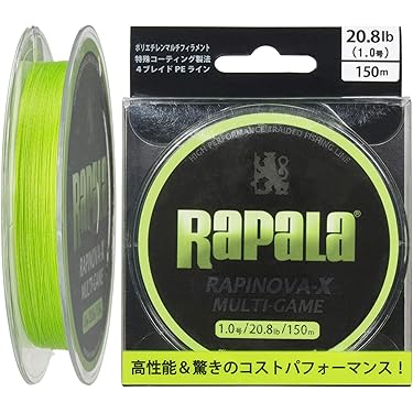 Amazon.co.jp: Rapala(ラパラ) PEライン ラピノヴァX マルチゲーム