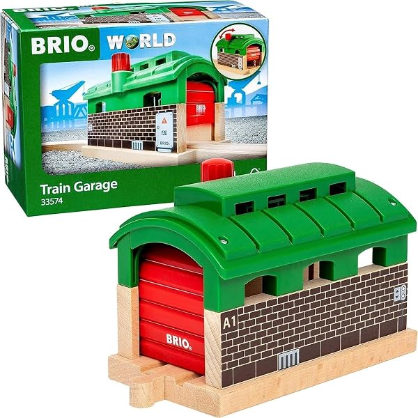 Amazon | BRIO WORLD 列車車庫 33574 | レール | おもちゃ